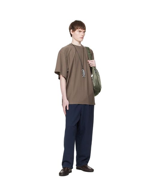 Hed Mayner Blue Drawstring Sweatpants for men