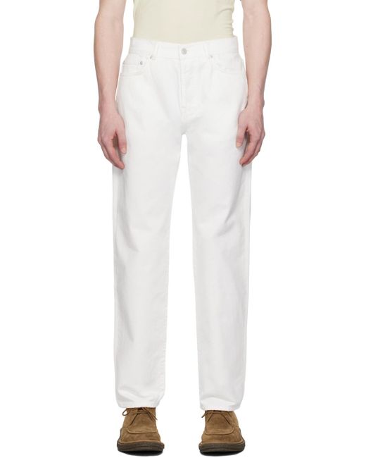 Officine Generale White Tyler Jeans for men