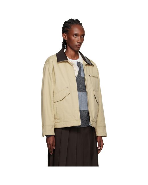 DUNST Natural Vintage Padded Work Jacket