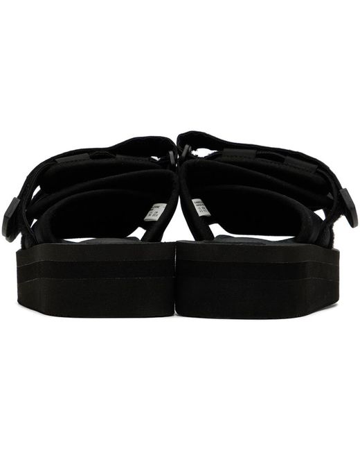 Suicoke Black Moto-vpo Sandals for men