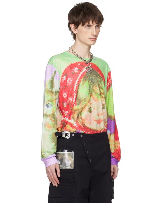 Chopova Lowena Multicolor Ssense Exclusive Color Bonnet Baby Long Sleeve T-shirt for men