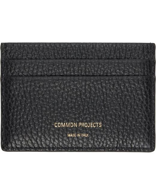 Common Projects Black Multi Card Holder for men