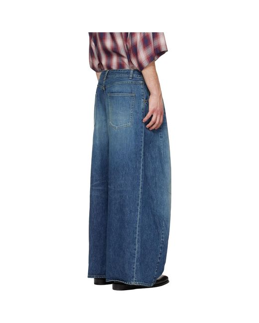 Needles Blue H.D. Buggy Jeans for men