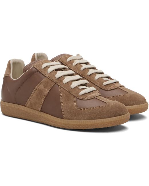 Maison Margiela Black Tan Replica Sneakers