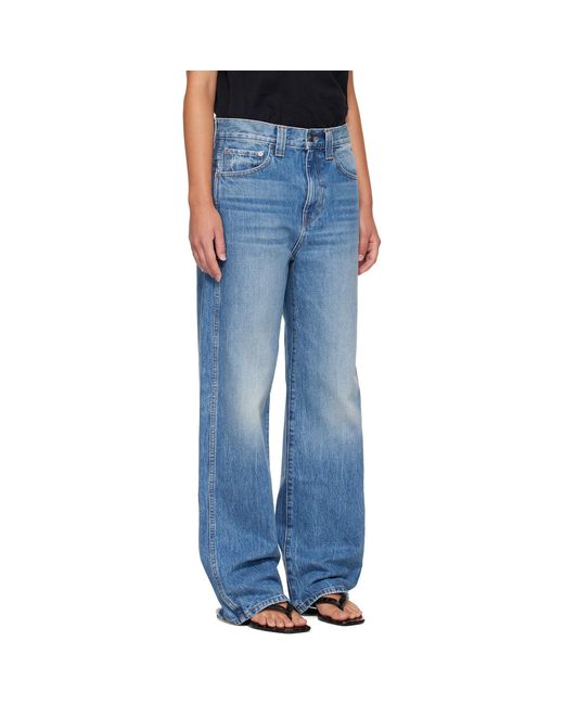 Khaite Blue Bonnie Jeans