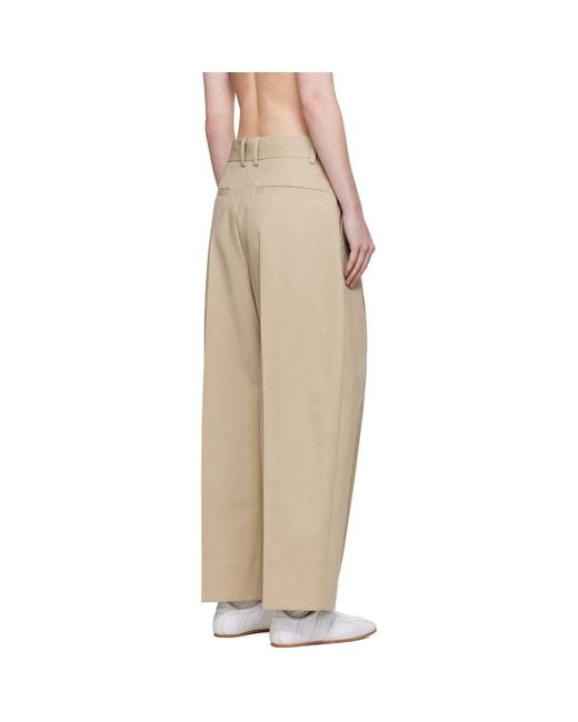 Studio Nicholson Natural Nasser Trousers