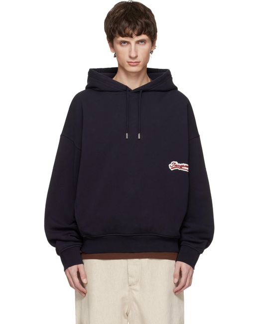 Jacquemus Blue 'The Gio' Hoodie for men