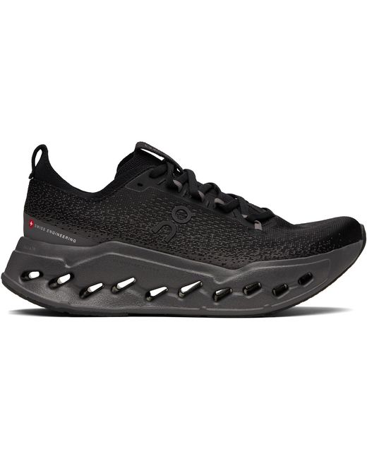 On Shoes Black Cloudsurfer Max Sneakers for men