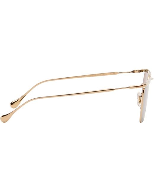 Jil Sander Gray Oliver Peoples 'Edition 2' Wireframe Sunglasses