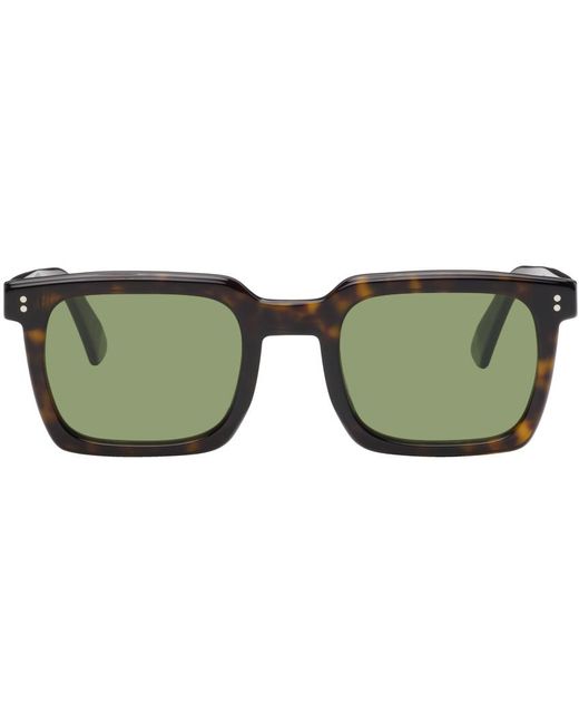 Retrosuperfuture Green Tortoiseshell Secolo Sunglasses for men