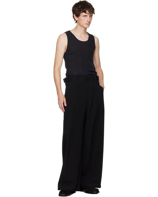 Lemaire Black Debardeur Tank Top for men