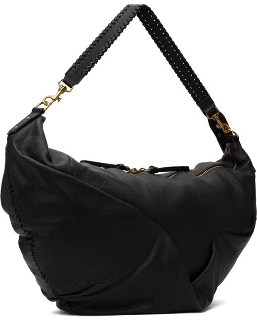 メンズ Vivienne Westwood ブラック ラージ Agnes ショルダーバッグ Black