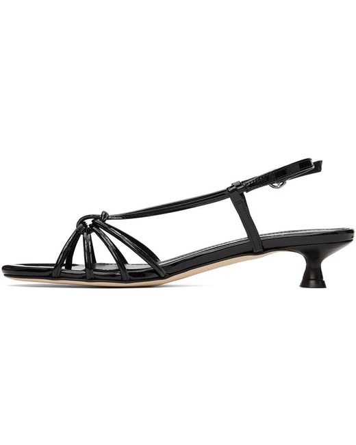 Sandales À Petit Talon Rhonda Noires Aeyde en coloris Black