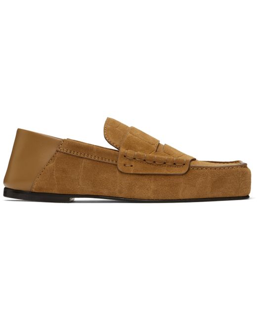 Jacquemus タン La Croisière 'The Carré' ローファー Black