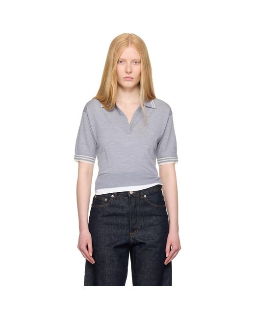3.1 Phillip Lim Black Cropped Polo