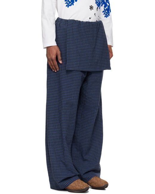 SC103 Blue Tile Trousers for men