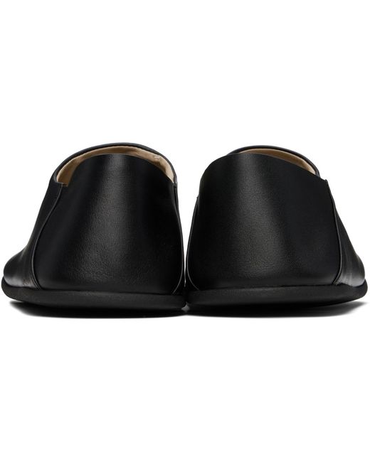 Christen Black Big Bootie Mule Loafers