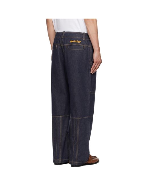 Moncler Genius Blue Mercedes-Benz By Nigo Paneled Jeans for men