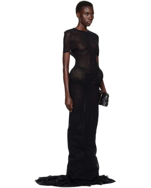 Robe longue noire édition shayne oliver Jean Paul Gaultier en coloris Black