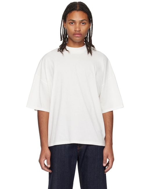 The Row White Dustin T-shirt for men