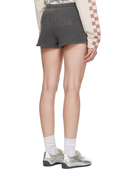 Ksubi Black Sott Booty Shorts