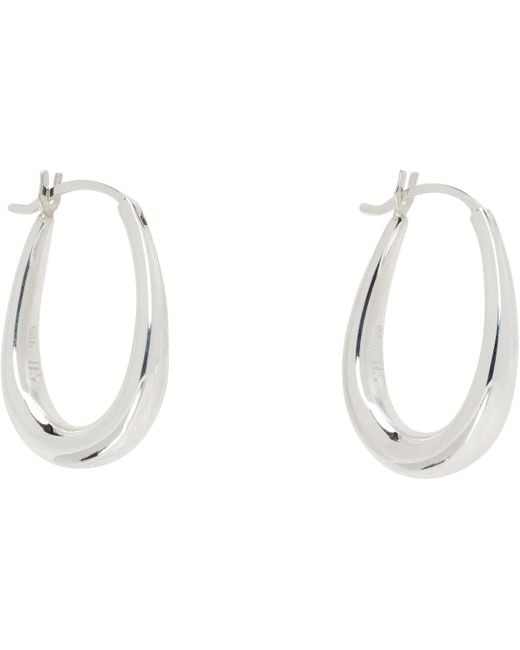 Sophie Buhai Black Tiny Egg Hoop Earrings