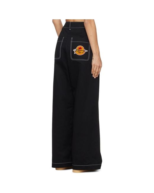 Moncler Genius Black Moncler X Palm Angels Contrast Trousers
