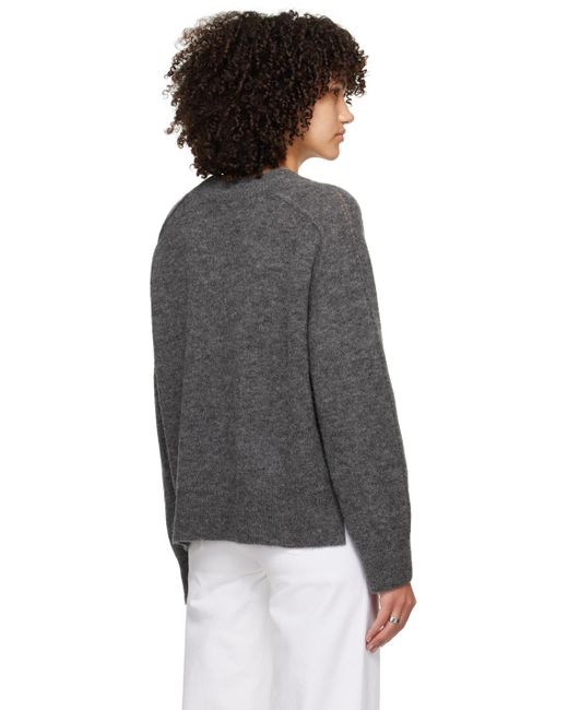 A.P.C. Black . Gray Naomie Sweater