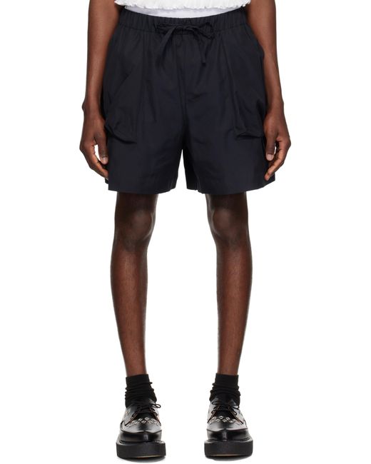 メンズ Simone Rocha ブラック Cargo Pocket ショートパンツ Blue