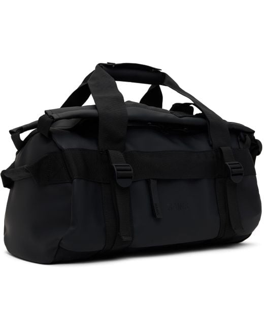 Rains Black Texel Mini Duffle Bag for men