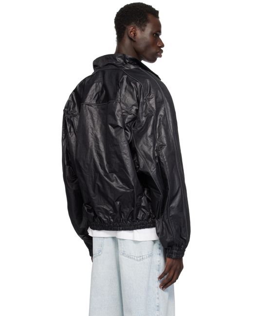 Alexander Wang Black Piping Track Jacket for men