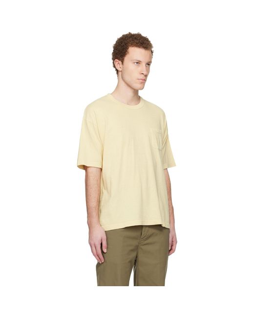 Visvim Natural Jumbo S/S Dmgd T-Shirt for men