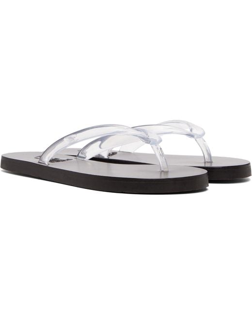 Ancient Greek Sandals Multicolor Transparent & Saionara Jelly Flip-Flops