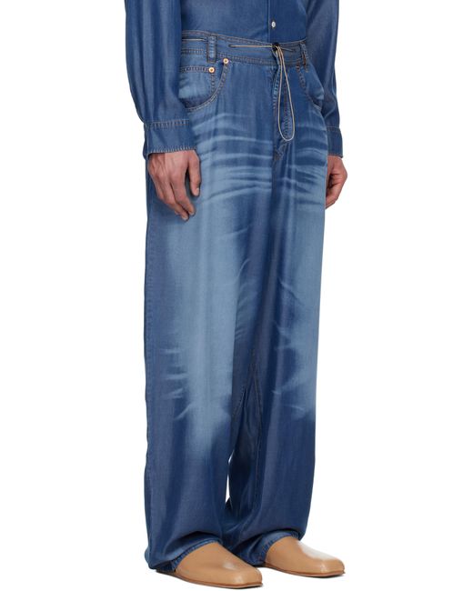 メンズ Magliano ネイビー Officina Pijama トラウザーズ Blue