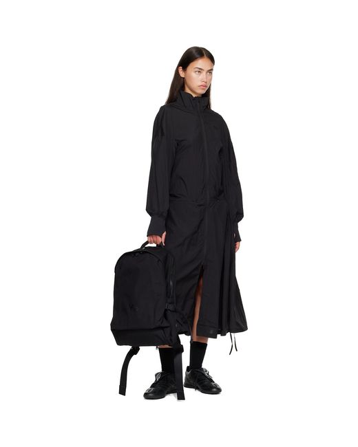 Y-3 Black Bonded-Logo Backpack