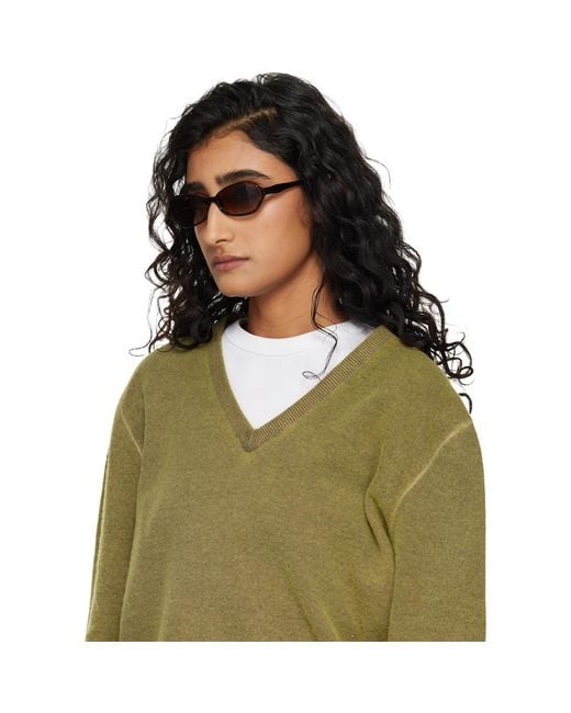 Our Legacy Black Drain Sunglasses