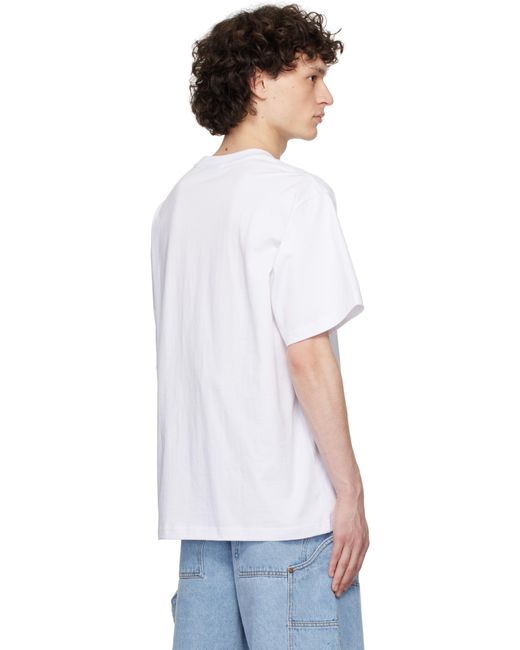 【関税込み】Awake NY ホワイト Stomper グラフィックTシャツ メンズ AWAKE NY ホワイト Stomper グラフィックTシャツ