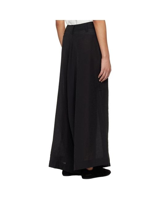 Y-3 Black Ut Wide Lounge Pants