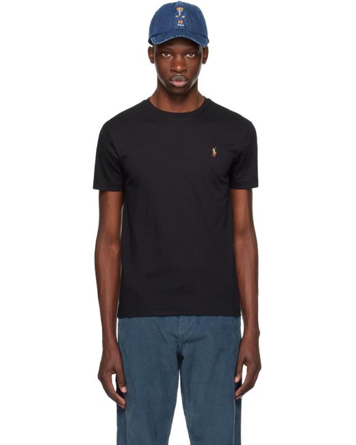 Polo Ralph Lauren Black Classic Fit T-Shirt for men