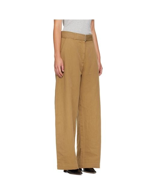 Studio Nicholson Natural Tan Chatto Trousers