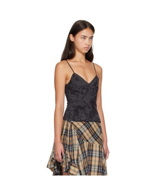 Collina Strada Black Sunray Camisole