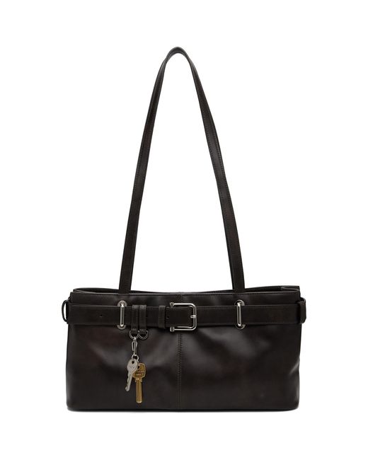 OSOI Black Shoulder Brocle Bag