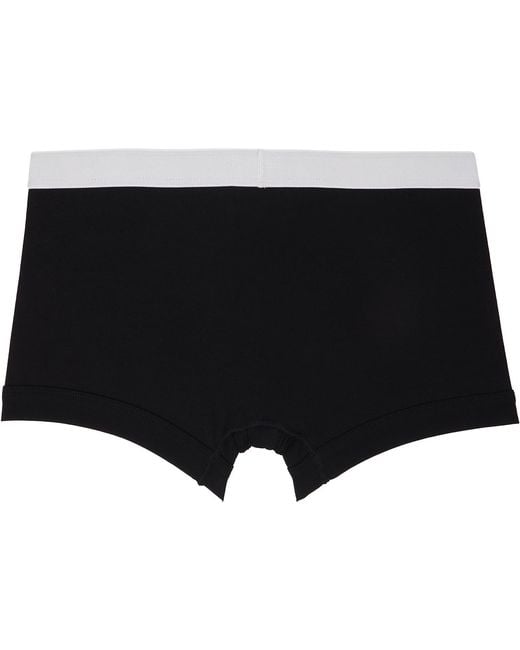 Tom Ford Black Two-Pack Cotton Boxer Briefs for men