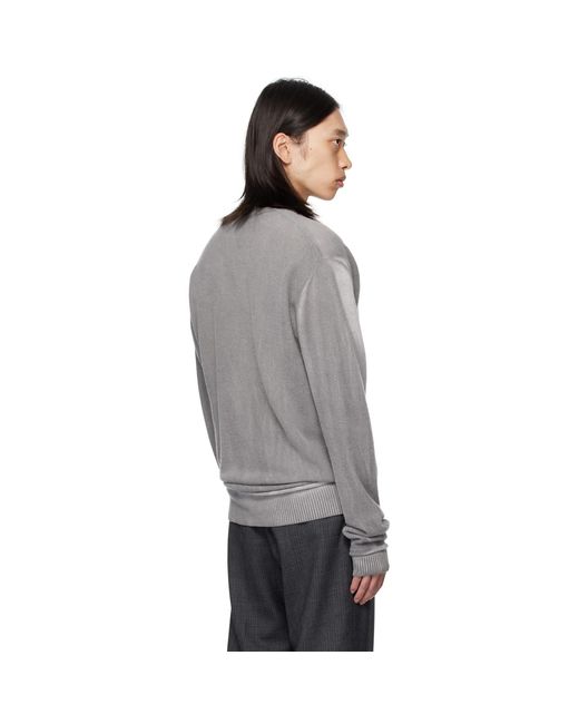Our Legacy Gray Parallel Sweater for men