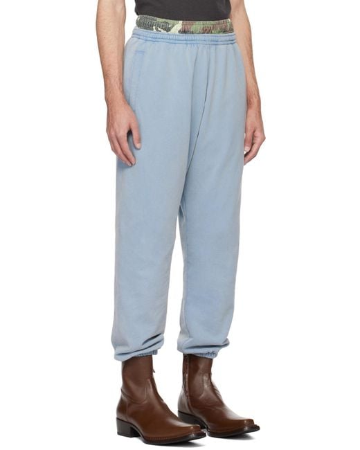 Acne Blue Faded Sweatpants for men