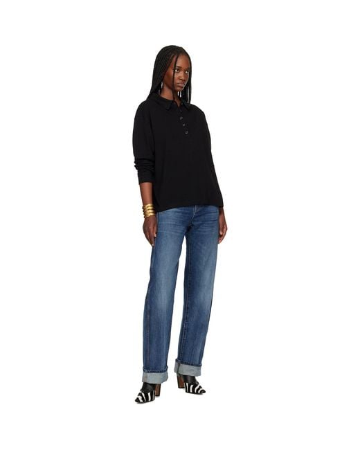 Khaite Black Nevada Stretch High Boots