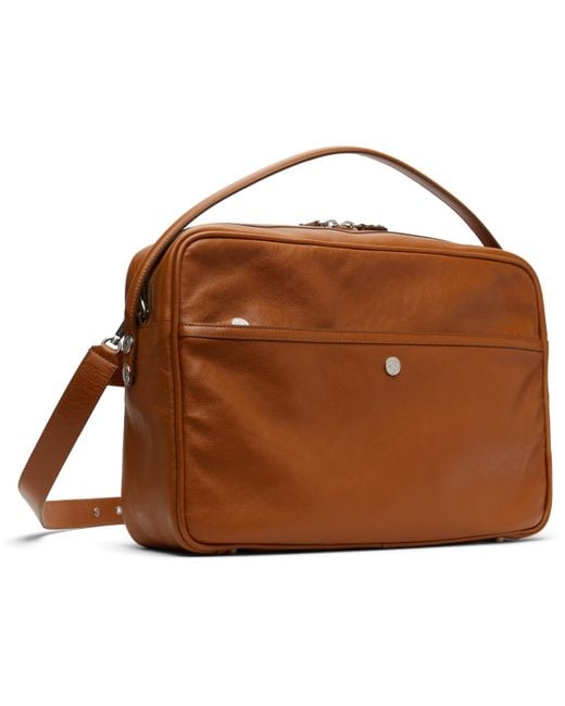 Acne Brown Camero Camera Shoulder Bag for men