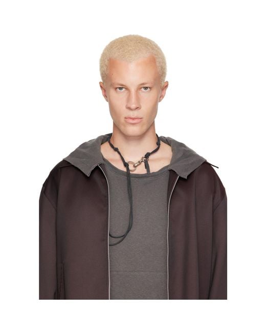 Our Legacy Metallic Ladon Necklace for men
