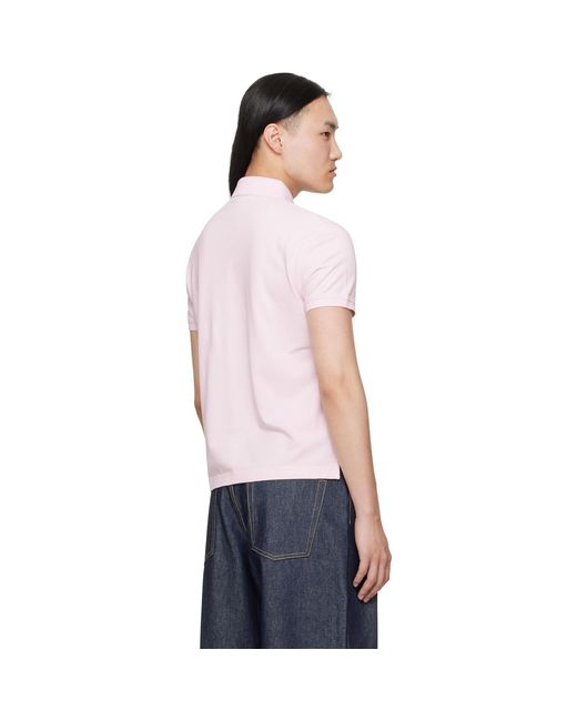 Acne Multicolor Logo Polo for men