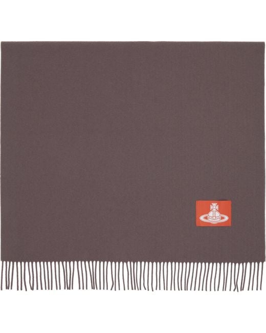 Vivienne Westwood Brown Nuria Scarf for men